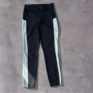 New Balance Black Mint Mesh Side Pockets Legging